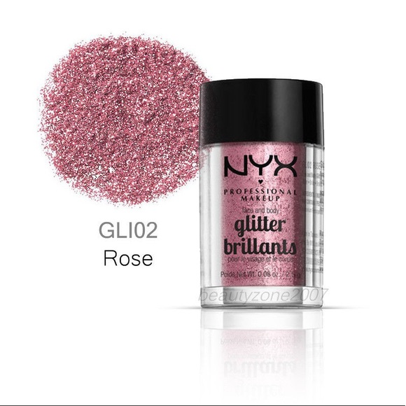 🔥NYX Face & Body Glitter *ROSE*🔥W/GIFTS🎁😍 - Picture 8 of 8